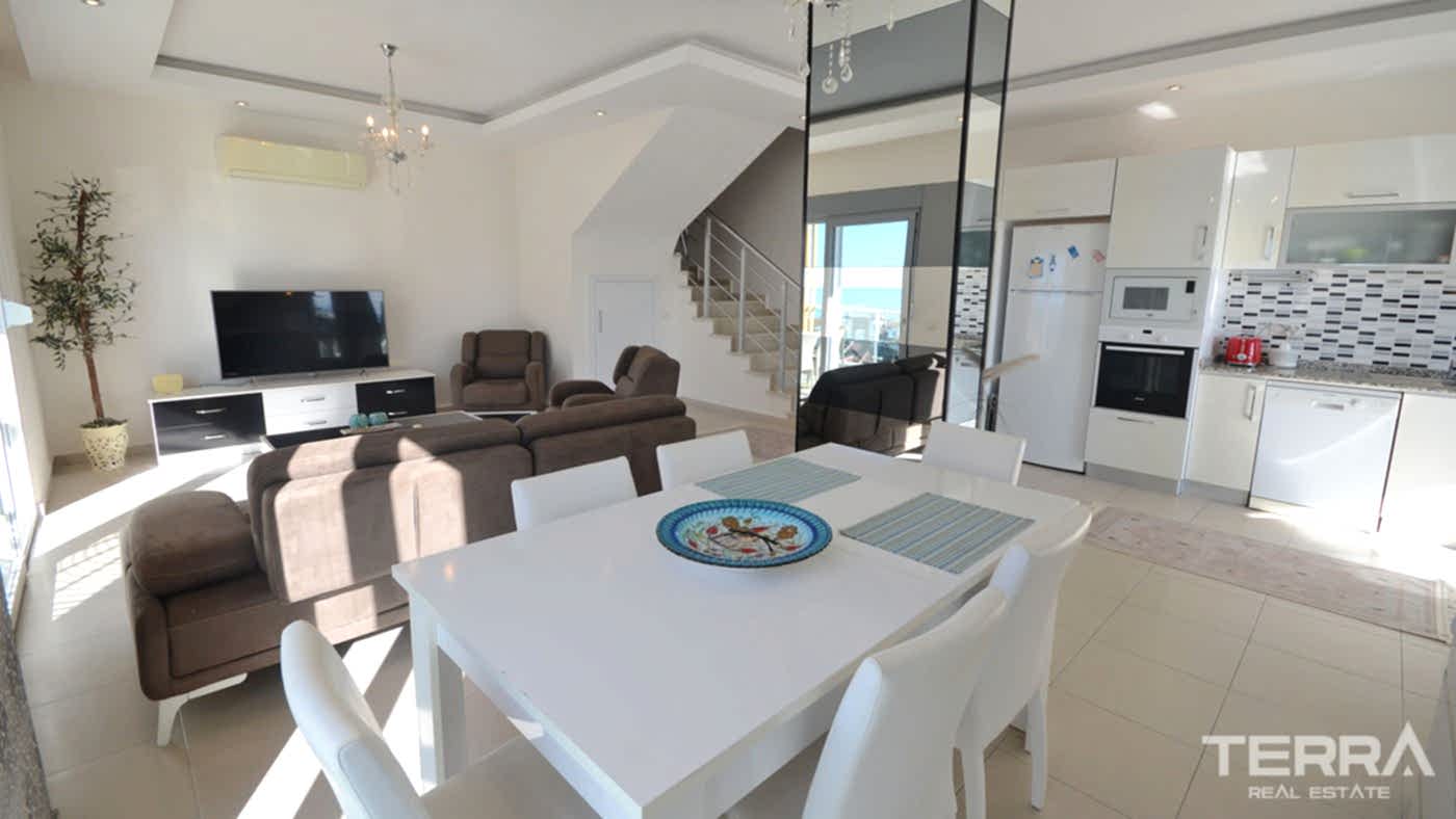 Sea View Apartment for Sale in Emerald Towers, Avsallar, Alanya - 113148