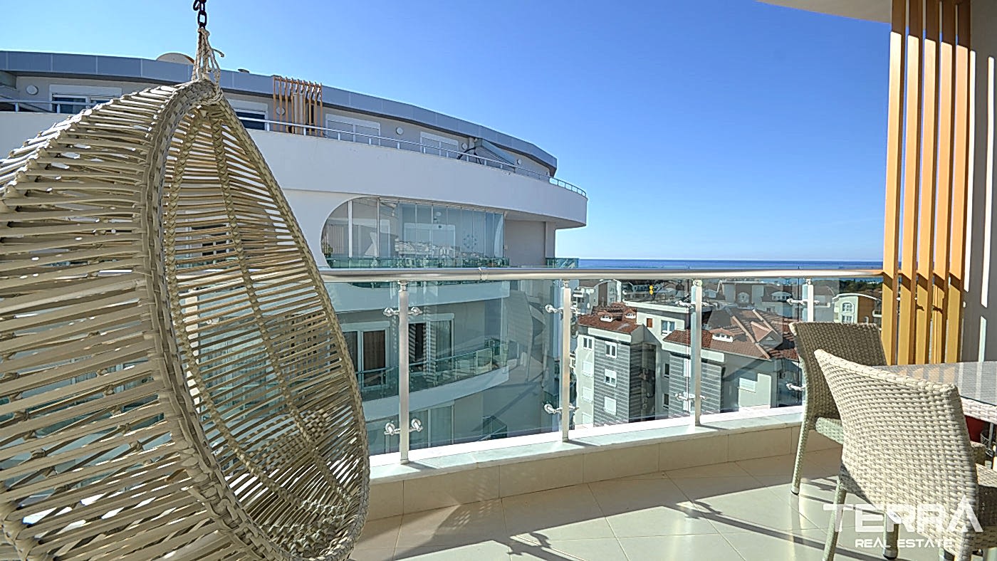 Sea View Apartment for Sale in Emerald Towers, Avsallar, Alanya