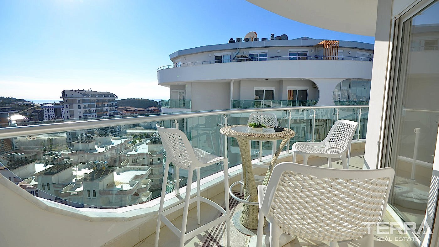 Sea View Apartment for Sale in Emerald Towers, Avsallar, Alanya - 113158