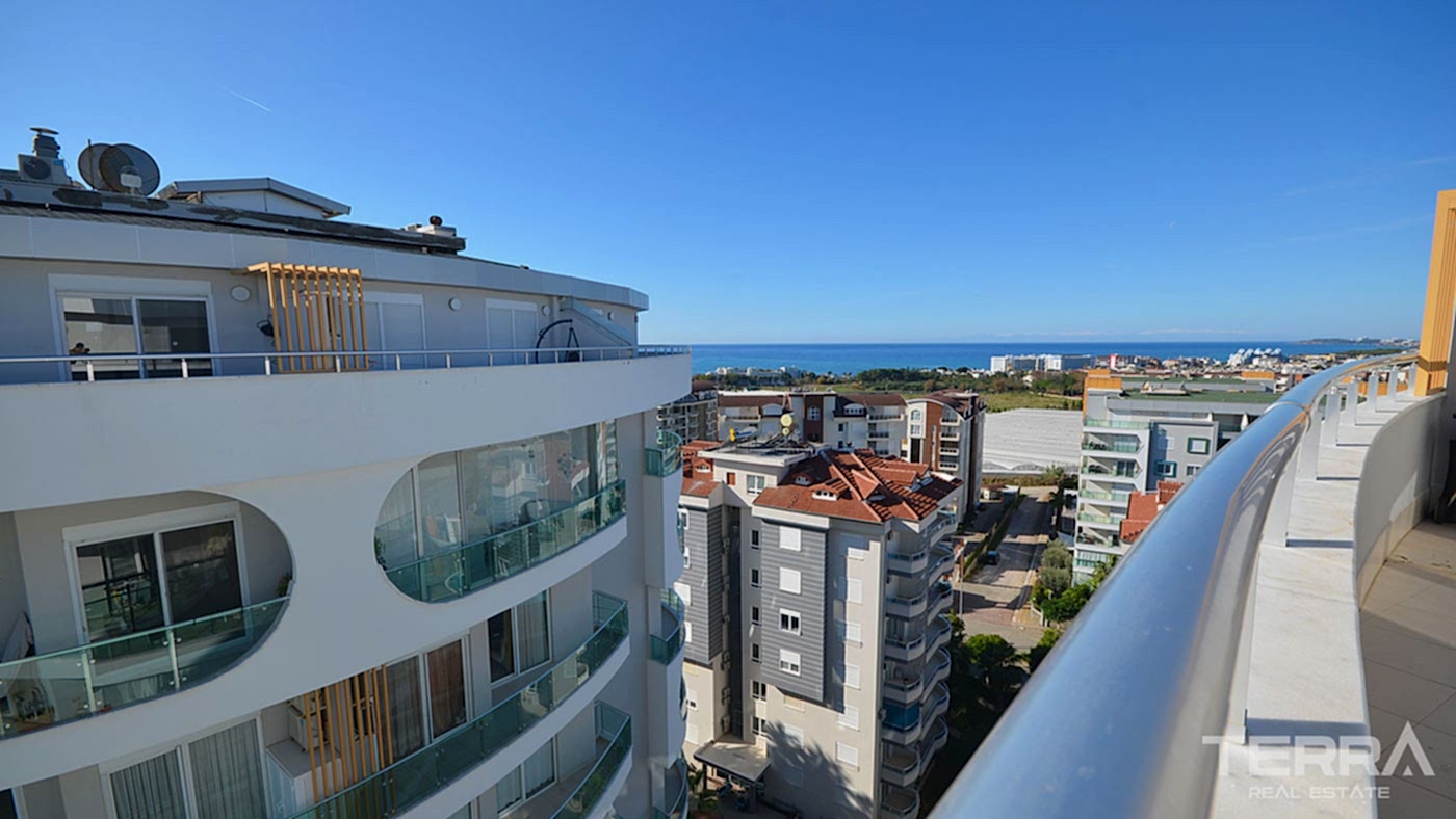 Sea View Apartment for Sale in Emerald Towers, Avsallar, Alanya - 113167