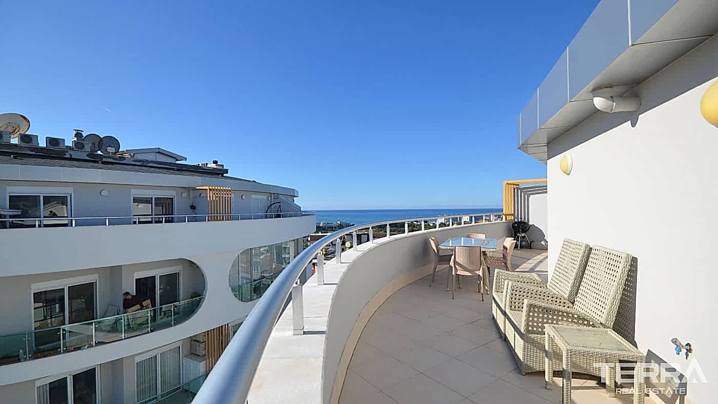 Sea View Apartment for Sale in Emerald Towers, Avsallar, Alanya - 113168