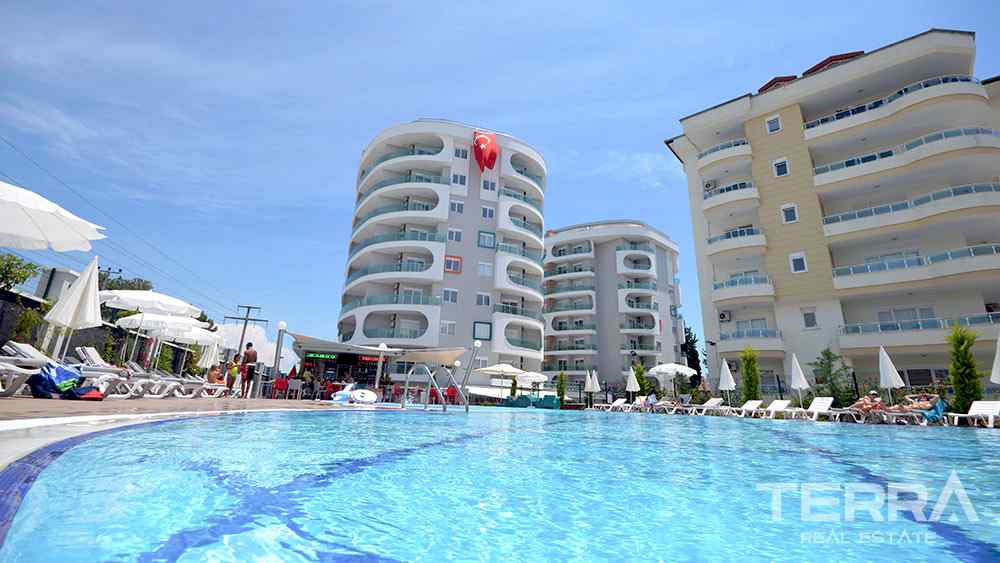 Furnished Apartment for Sale in Emerald Towers, Avsallar, Alanya