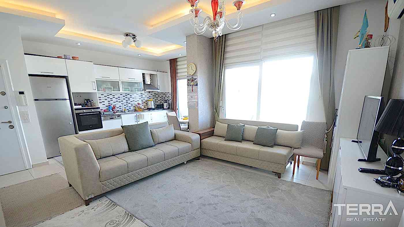 Furnished Apartment for Sale in Emerald Towers, Avsallar, Alanya - 113199