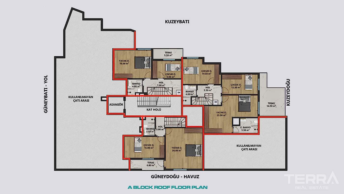 Central Apartments for Sale in Antalya, Turkey - 113228