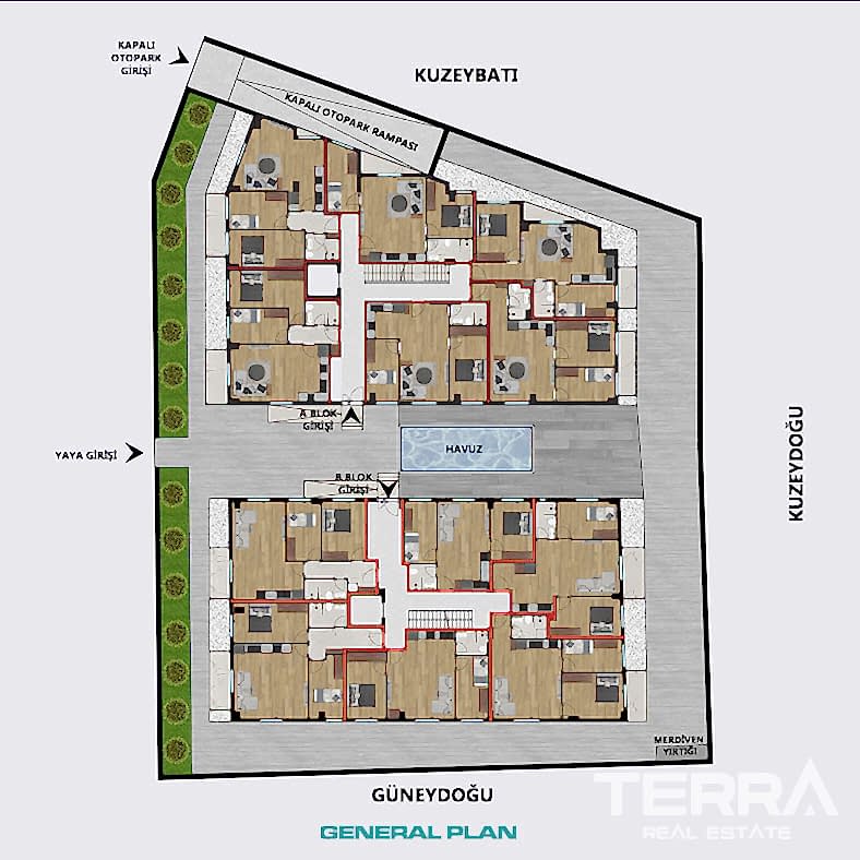 Central Apartments for Sale in Antalya, Turkey - 113230