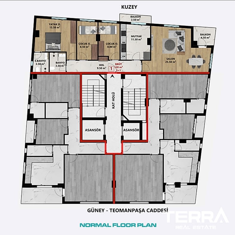 Apartments for Sale in Antalya Center, Turkey - 113246