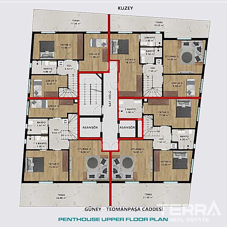 Apartments for Sale in Antalya Center, Turkey - 113247